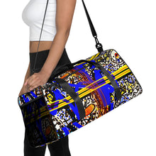 Abstract Duffle bag