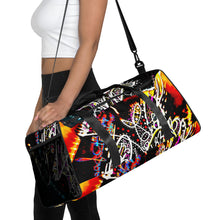 Abstract Duffle bag