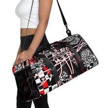 Abstract Duffle bag