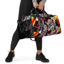 Abstract Duffle bag