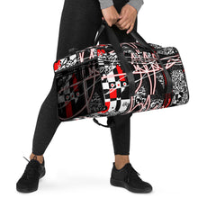 Abstract Duffle bag