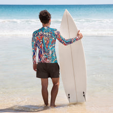 Abstract Men's Rash Guard