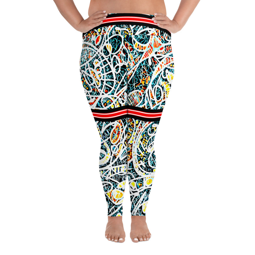 All-Over Print Plus Size Leggings