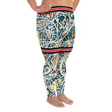 All-Over Print Plus Size Leggings