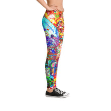 Abstract Leggings