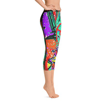 Abstract Capri Leggings