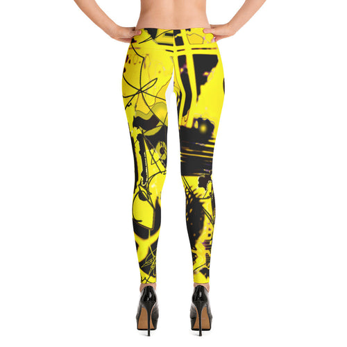 Abstract Leggings
