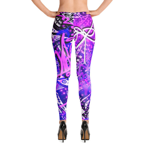 Abstract Leggings