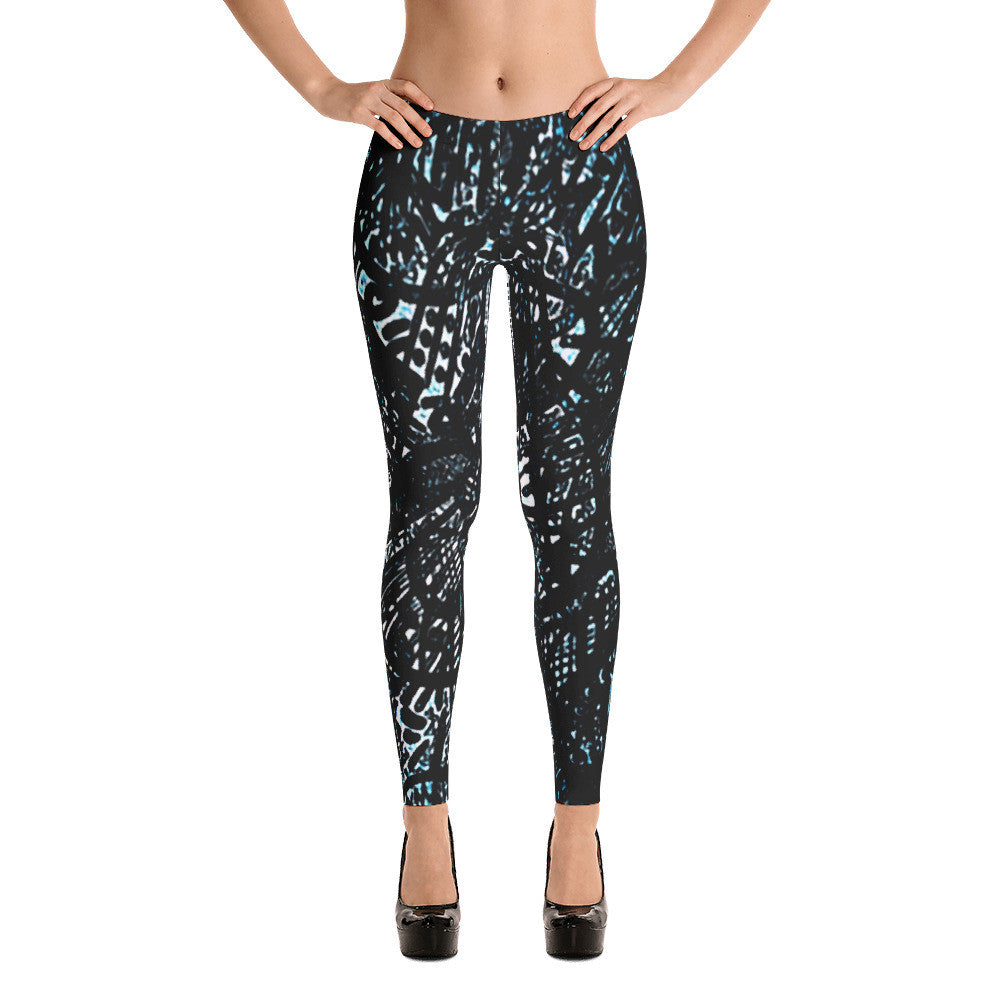Abstract Leggings