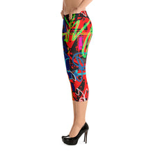 Abstract Capri Leggings