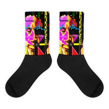 Survivor Abstract Black foot socks