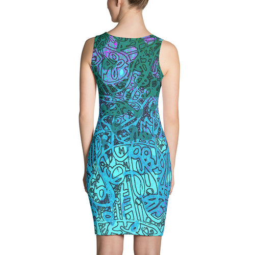 Abstract Tank Dress