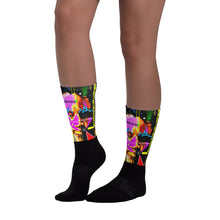Survivor Abstract Black foot socks