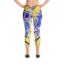 Abstract Capri Leggings