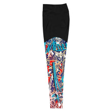 Abstract Sports Leggings